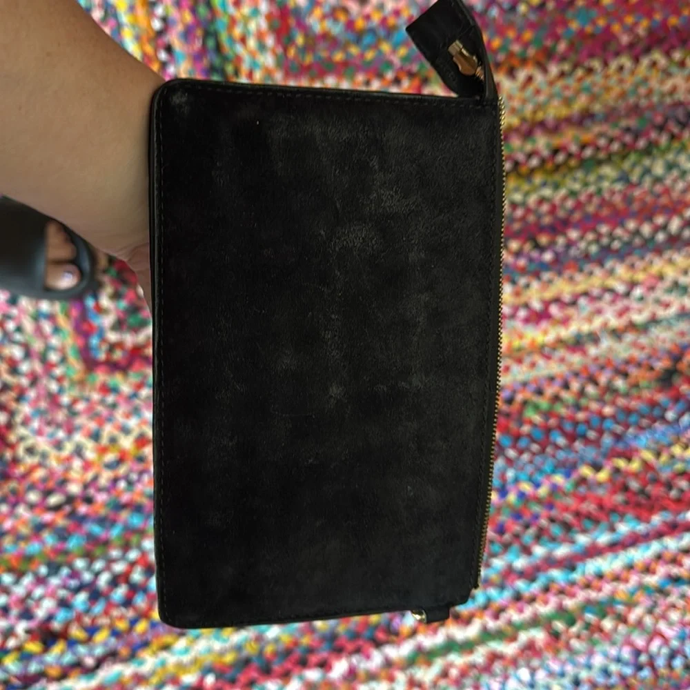 Michael Kore Black Wristlet with Gold Grommet Accents - Picture 3 of 5